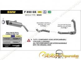 Ligne d'échappement complète MAXI RACE-TECH pour BMW F 750 GS / F 850 GS de 2021 à 2023