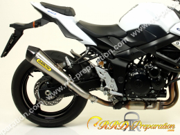 Kit silencieux ARROW X-KONE avec raccord pour moto SUZUKI GSR 750 de 2011 à 2016 et SUZUKI GSX-S 750 de 2017 à 2020