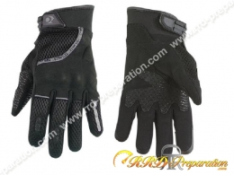 Paire de gants TRENDY GT225 COQUE noir / gris mi-saisons mi-longs tailles au choix