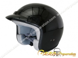 Casque jet ADX CLASSIC NOIR BRILLANT taille au choix