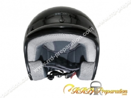 Casque jet ADX CLASSIC NOIR BRILLANT taille au choix