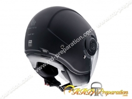 Casque jet MT VIALE SV DOUBLE ECRANS UNI NOIR MAT taille au choix