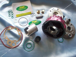 Kit 75cc Ø49,5mm TOP PERFORMANCES rosa racing fundición minarelli am6