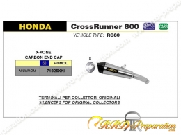 Silencieux d'échappement ARROW X-KONE pour HONDA CROSSRUNNER 800 de 2015 à 2020