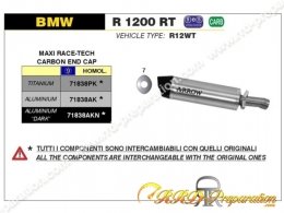 Silencieux d'échappement MAXI RACE-TECH pour BMW R 1200 RT de 2014 à 2016