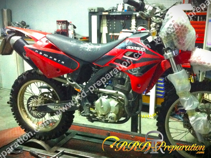 Exhaust TURBOKIT TK OFF ROAD GASGAS for HALLEY 125 R 4T and 125cc