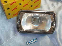 Rectangular chrome headlight (light) for moped, mob, 103, 51, fox...