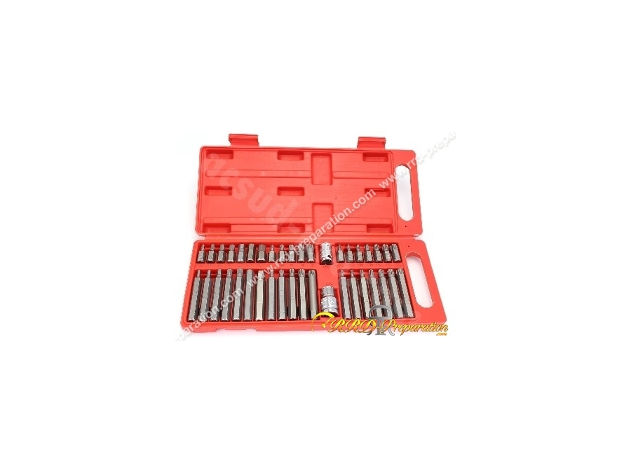 Coffret de 40 embouts TORX et BTR allongé (alen) ACSUD Industry