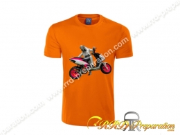 Camiseta naranja cuello...