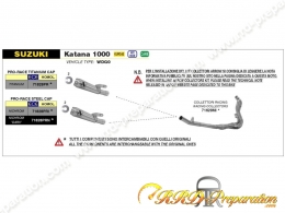 Ligne d'échappement complète ARROW PRO-RACE pour Suzuki KATANA 1000 de 2019 à 2020