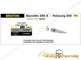 Silencieux d'échappement ARROW PRO-RACE pour collecteur d'origine sur BRIXTON GLANVILLE / FELSBERG 250 de 2018 à 2020