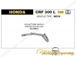 Collecteur racing ARROW pour Honda CRF 300 L de 2021 à 2023