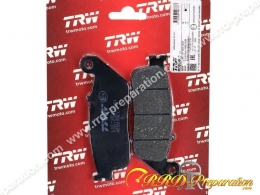 Plaquettes de frein TRW pour HONDA 125 SH I 2013 à 2018 AV / KYMCO 250 XCITING 2005 V / YAMAHA 125 XMAX 2010 à 2017