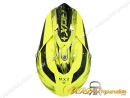 Casque CROSS ADX MX2 jaune fluo brillant (tailles au choix)