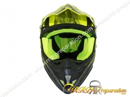 Casque CROSS ADX MX2 jaune fluo brillant (tailles au choix)