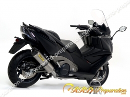 Silencieux ARROW RACE TECH pour collecteur ARROW sur maxi scooter Kymco AK 550 de 2017 à 2020