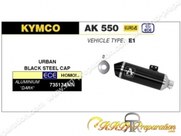 Kit silencieux d'échappement avec raccord ARROW URBAN pour KYMCO AK 550 de 2017 à 2020