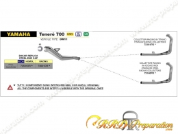 Ligne d'échappement complète ARROW DAKAR REPLICA pour YAMAHA TENERÉ 700 de 2019 à 2020