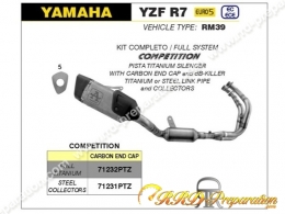 Ligne complète ARROW COMPETITION pour YAMAHA YZF R7 de 2021 à 2023