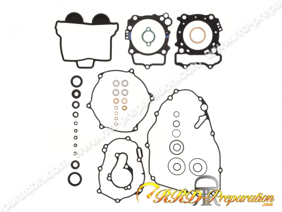 Kit joints moteur complet avec joints d'huile (40 pièces) ATHENA pour FANTIC XEF, YAMAHA WR, YZ 250cc de 2019 à 2024