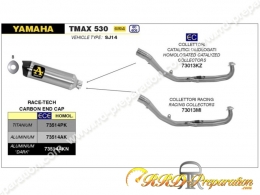 Ligne d'échappement complète ARROW RACE-TECH pour YAMAHA TMAX 530 de 2017 à 2019 et 560 de 2020 à 2021