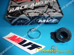 Pipe d'admission MVT S-RACE 17/19/21mm pour scooter Peugeot LUDIX, SPEEDFIGHT 3, NEW VIVACITY, JET FORCE...