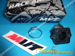 Pipe d'admission MVT S-RACE 17/19/21mm pour scooter Peugeot LUDIX, SPEEDFIGHT 3, NEW VIVACITY, JET FORCE...