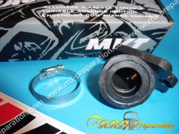 Pipe d'admission MVT S-RACE 17/19/21mm pour scooter Peugeot LUDIX, SPEEDFIGHT 3, NEW VIVACITY, JET FORCE...