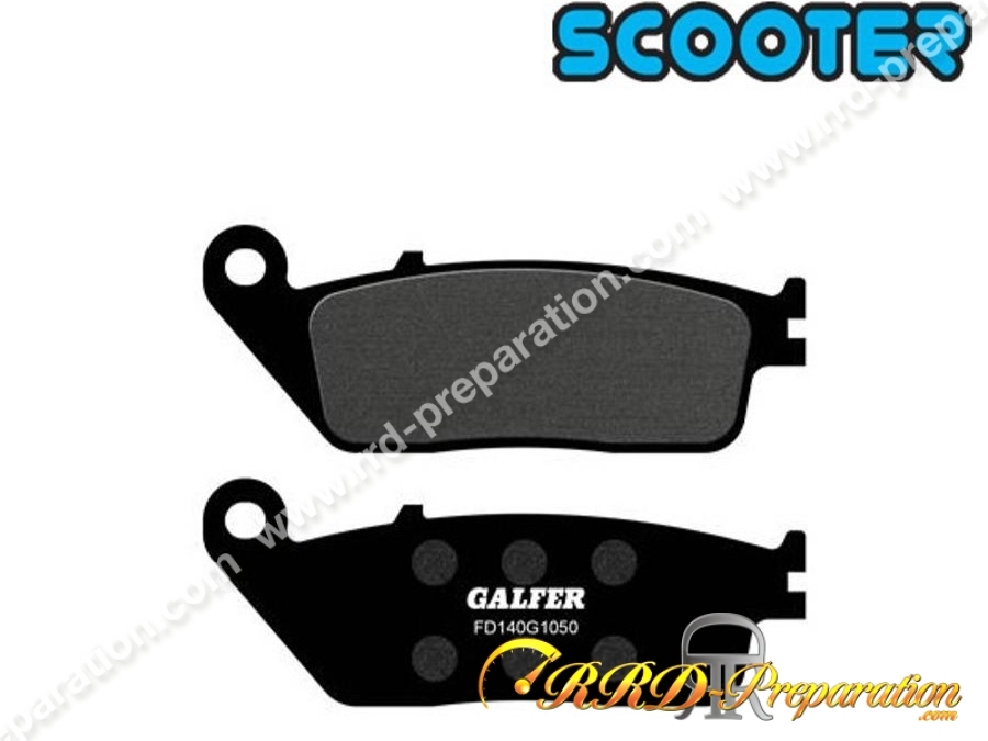 Plaquette de frein avant GALFER G1050 pour scooter SKYCRUISER 2010 / XCITY / DAELIM S2