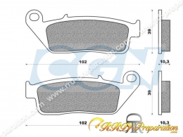 Plaquette de frein avant GALFER G1050 pour scooter SKYCRUISER 2010 / XCITY / DAELIM S2