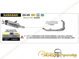 Ligne d'échappement complète INDY RACE EVO ARROW pour KAWASAKI ZX-4R à partir de 2024