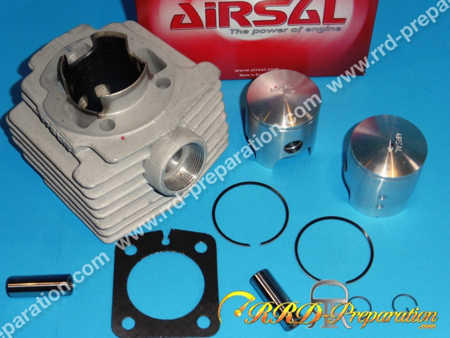 Kit 75cc Ø47mm AIRSAL T6 RACING PREPARE aluminium air pour MBK 51 / motobecane av10