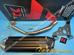 Pot d'échappement TURBO KIT H2 pour maxiscooter 4T APRILIA SR GT 125 2022, 2023