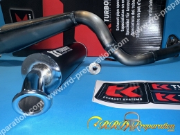 Pot d'échappement TURBOKIT TK TKR pour DERBI VARIANT 3 65cc, URBAN 50 et REVOLUTION 50cc