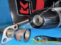 Pot d'échappement TURBOKIT TK H2 pour DAELIM ROADWIN 125 4T de 2004 a 2017