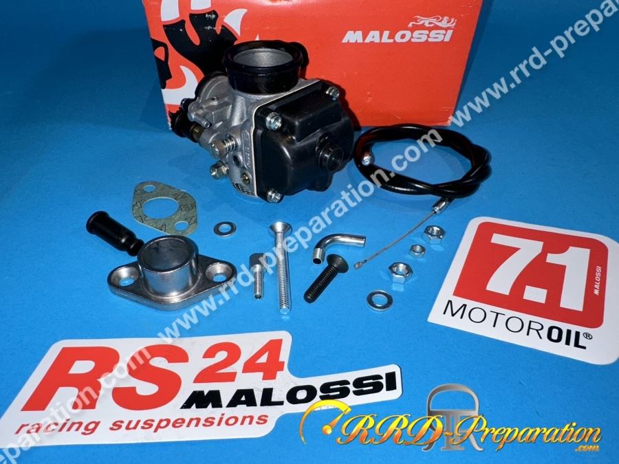 Kit carburation MALOSSI DELLORTO PHBG 19 avec pipe et accessoires pour scooter SYM JET X, BASIX, SPORX... 50