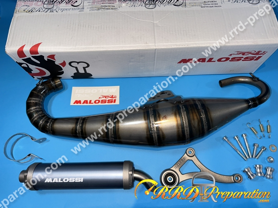 Pot d'échappement MALOSSI MHR BIG BORE Ø52mm pour scooter PIAGGIO / GILERA (Typhoon, nrg...)