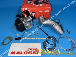Kit carburateur MALOSSI PHBL 24 avec filtre à air et câble spécial pour VESPA ETS, PK, XL, HP... 50 et 125