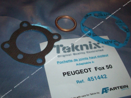 Pack joint pour kit / haut moteur Ø40mm 50cc ARTEIN by TEKNIX air sur Peugeot 103 / fox & wallaroo
