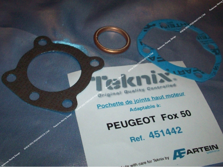 Pack joint pour kit / haut moteur Ø40mm 50cc ARTEIN by TEKNIX air sur Peugeot 103 / fox & wallaroo