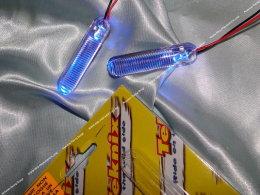 Pareja de 2 mini neones TEKNIX con led azul