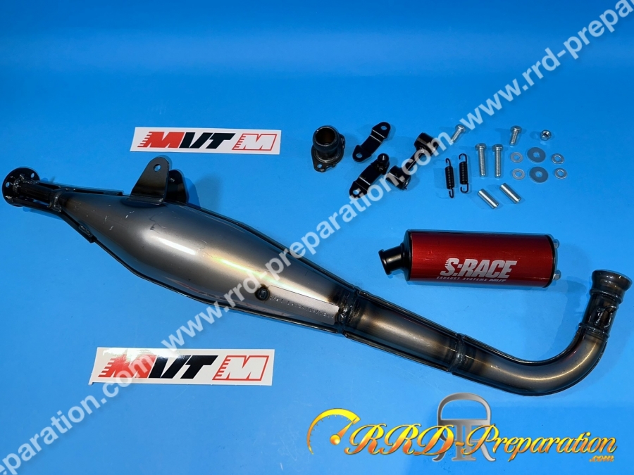 Pot d'échappement MVT S RACE SP1 pour PEUGEOT 103 SP, MV, MVL, LM, Vogue...