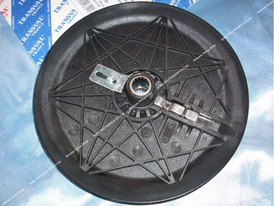 Tray, CGN by TRANSVAL bare plastic pulley without pinion for Peugeot 103 SP, MV, MVL, LM, VOGUE...