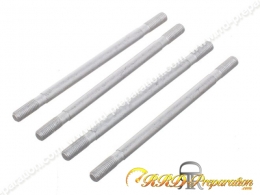 Jeu de 4 goujons TOP PERFORMANCES M7 x 120mm pour kit haut moteur DERBI euro 3 & 4