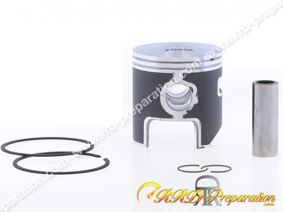 Piston Ø55,96mm bi-segment coulé pour kit ATHENA et moteur d'origine 125 CAGIVA MITO, PLANET, RAPTOR, FRECCIA,...fonte