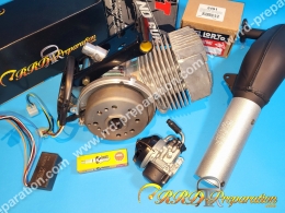 Complete assembled engine...