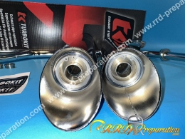 Pot d'échappement TURBOKIT TK CUSTOM pour moto DORTON LIBERTY, QUINKI VISTA, MTR CUSTOM et autres 125 4T monocylindre chinois