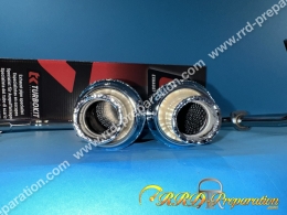 Pot d'échappement TURBOKIT TK CUSTOM pour moto DORTON LIBERTY, QUINKI VISTA, MTR CUSTOM et autres 125 4T monocylindre chinois