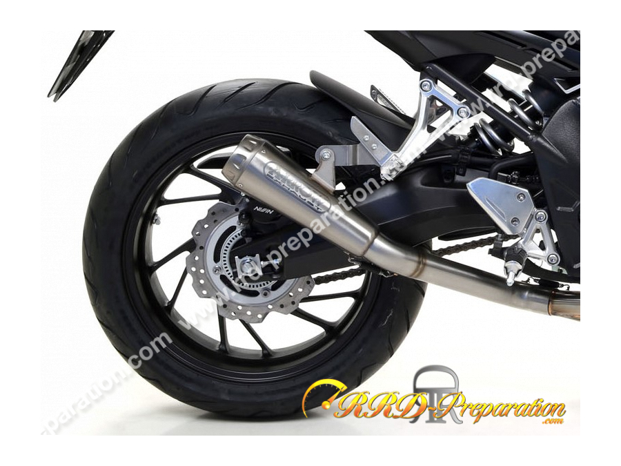 Silencieux d'échappement PRO-RACE TITANIUM ARROW pour HONDA CB 650 F et CB 650 F de 2014 à 2018