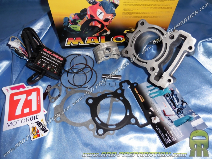 Kit 182,5cc MALOSSI Ø63mm, cylindre / piston + boitier électronique calculateur pour YAMAHA X-CITY, X-MAX, MBK CITYLINER,...